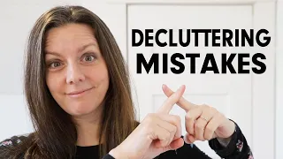5 DECLUTTERING mistakes | MINIMALISM for beginners | Watch this before you declutter!