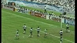 World Cup Final Argentina - Germany 1986 WM Endspiel Arg