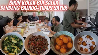 KOLAK BIJI SALAK-DENDENG BALADO-TUMIS SAYUR | MENU BUKA PUASA