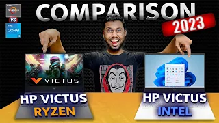 HP Victus Ryzen-5 5600H VS HP Victus Intel i5 11th Gen 11400H 🔥🔥| Best Gaming Laptop Under 55000