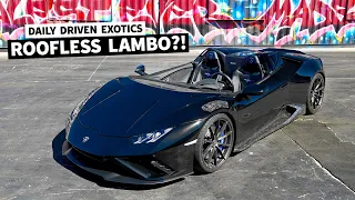 SMASHING a 1-of-1 800hp Lamborghini Huracán EVO Aperta at Tire Slayer Studios!