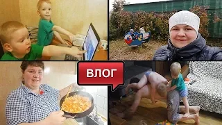 ДОМАШНИЙ ВЛОГ//ШИКУЕМ - МУЖ ПОЛУЧИЛ ЗАРПЛАТУ//ГОТОВЛЮ ВКУСНЫЙ УЖИН//ЯЗЫК МОЙ ВРАГ//БУДНИ МАМЫ