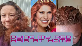Clairol Nice 'N Easy Hair Color Tutorial & Review 7R Lightest Auburn