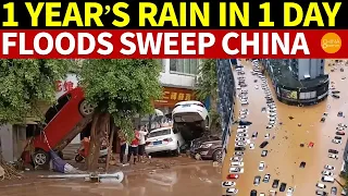 1 Day’s Rain Surpassed 1 Year’s, Floods and Landslides Sweep China, Tofu Dregs Disintegrate