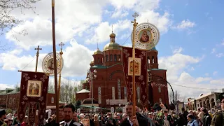 Крестный ход в Вербное воскресенье