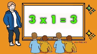 TABLE OF 3 | THREE ONES ARE THREE | LEARN 3 TIMES TABLE | TABLE OF THREE SONG | THREE TABLE