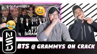 GUYS REACT TO "BTS at Grammys on Crack" & "BTS at the Grammys: Crack Edition"