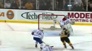 Canadiens at Bruins  2/9/2011 (All goals and penalties) NESN Feed