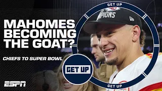 Is Patrick Mahomes about to pass Tom Brady in the GOAT debate?! 🐐 | Get Up