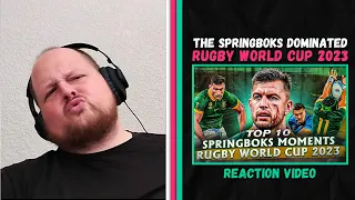The Springboks Dominated Rugby World Cup 2023 - Top 10 South African Moments (Reaction Video)