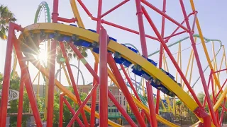 WONDER WOMAN Flight Of Courage (Off-Ride POV) | Six Flags Magic Mountain | 2022