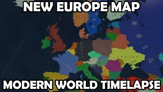 AOC2: New Europe Map Modern World Timelapse AI Only