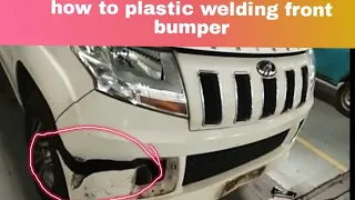 Bumper Plastic Welding