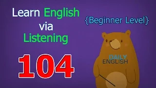 Learn English via Listening Beginner Level | Lesson 104 | The Library