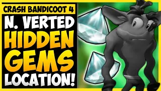 Crash Bandicoot 4 - All Inverted Hidden Gems Locations (N. Verted Mode Gems) | Crash 4 Tips & Tricks