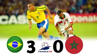 Brazil 3 × 0 Morocco | 1998 World Cup Extended Highlights & All Goals HD