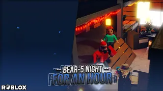 SURVIVING BEAR-5 NIGHT FOR AN HOUR! • Roblox SCP-3008
