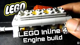 Lego Inline 4 Engine Build Tutorial |Turbo Mechanic| Honda