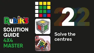Rubik's Master 4x4 Tutorial |  Step 1 Solves the Centres