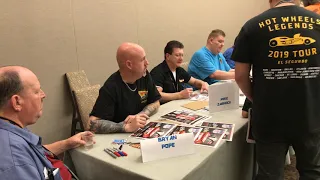 Playdays Collectibles getting autographs from Hotwheels designers at the Hotwheels Nationals. 4.4.19