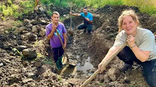 💧Así cavamos 1 ESTANQUE de PATOS y OMAR busca el AMOR desde Marruecos