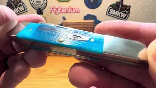 Case XX Caribbean Sawcut Blue Bone Razor (2024 Vault) knife full review