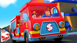 The Big Red Firetruck | Firefighter to the Rescue | Nursery Rhymes and Baby Songs with Super Supreme