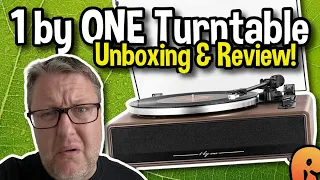 1 by One Turntable - Unboxing & Review! (‎1-AD07US02) #vinyl #turntable #fyp