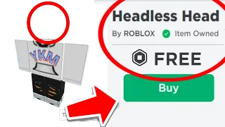 How To Get FREE Headless Head On Roblox