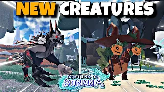 NEW HALLOWEEN CREATURES are HERE! | Creatures of Sonaria