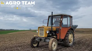 🇵🇱Klimatyczne Rozsiewanie Nawozów Pod Jęczmień✔️Polski Klimat✔️Ursus C-330 & Abra Mini 2 AgroTeam 18