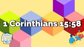 BBC Kids Song | Bible Tunes - 1 Corinthians 15:58