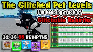At What Level Will Your Pet Become A Glitch?! | Muscle Legends Roblox