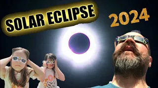 SOLAR ECLIPSE 2024 | PATH OF TOTALITY & PARTIAL COVERAGE | crowd reaction