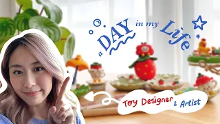 ✸ a day in my life as a toy designer & sculptor 🧸