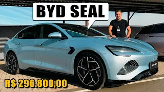 BYD SEAL EV, o sedã elétrico chines que faz 0 a 100 em 3,8 segundos!