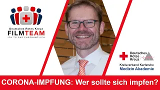 Corona Impfung: WER SOLLTE SICH IMPFEN LASSEN? I Dr. Ulf König I Moderator: Prof. Dr. B.-D. Gonska