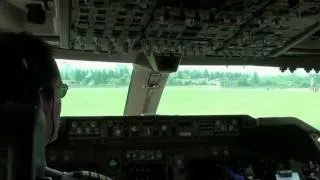 KLM Boeing 747-400 Cockpit Pilot Flight View - China to Netherlands - 1080p HD