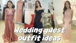 WHAT TO WEAR TO A WEDDING ( OUTFIT IDEAS ) | ROSE KO