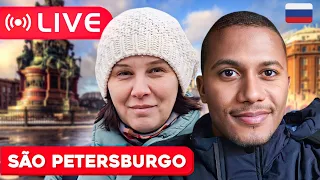 Live com guia russa | Conhecendo São Petersburgo ao vivo e tirando dúvidas - Thiago #3