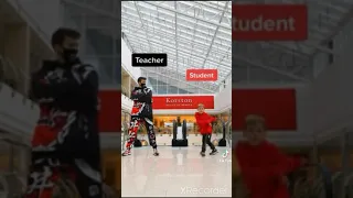 Teacher vs student best tuzelity shuffle dance