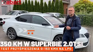 Testujemy na LPG 350-konną Skodę Super 2.0 TSi po montażu instalacji gazowej w@AbartAutoGazSerwis