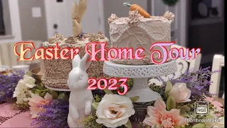 Easter Home Tour 2023/ SPRING home tour/ EASTER TABLE SCAPE