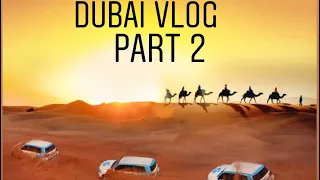 DUBAI VLOG PART 2 / DESSERT SAFARI , belly dance