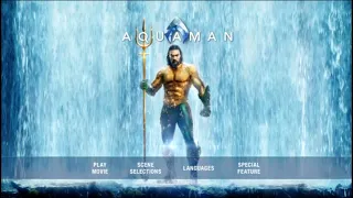 Aquaman (2018) - Dvd Menu Walkthrough