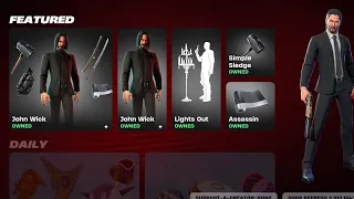 JOHN WICK IS BACK! Fortnite Item Shop [December 21st, 2023]