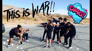 SILLY STRING WAR WITH STRANGERS 😨‼️ ***GOES RIGHT 🤣🎬