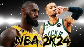 Los Angeles LAKERS vs NEW Milwaukee BUCKS - NBA 2K24