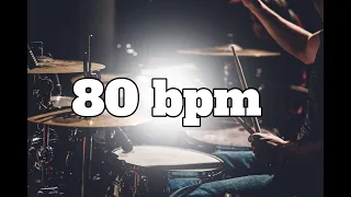 80 bpm Funk Drums only Beat - Practice Backing Track