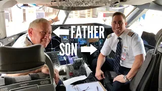 My Dad and Brother Pilot My 787 Flight to Osaka